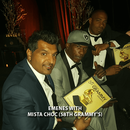014 - Emenes With Mista Choc 58th Grammys